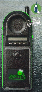 Een Kermit draadloze telefoon.