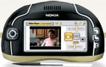 Een mobieltje van Nokia met ingebouwde DVB-H ontvanger.